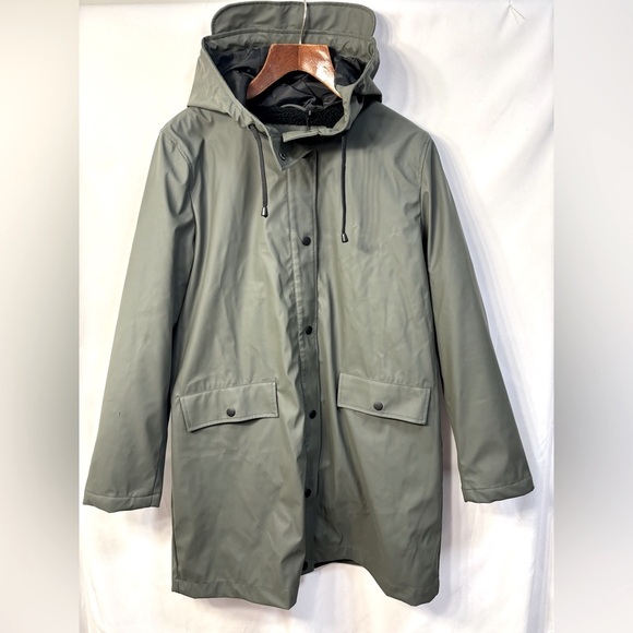 Vero Moda Olive Green Rain Jacket - Picture 1 of 11